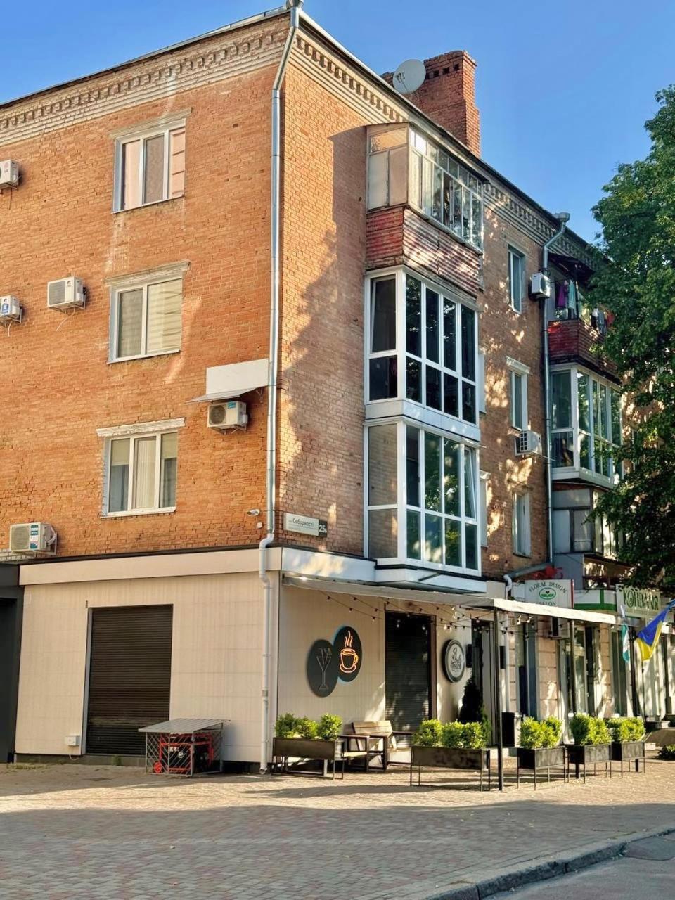 Apartpoltava Елегантна Двокімнатна Студія З Панорамою На Театр Гоголя, Цум, Фіскальний Чек Exterior foto